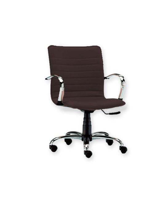 SEDIA ELITE SCHIENALE BASSO - similpelle - nero