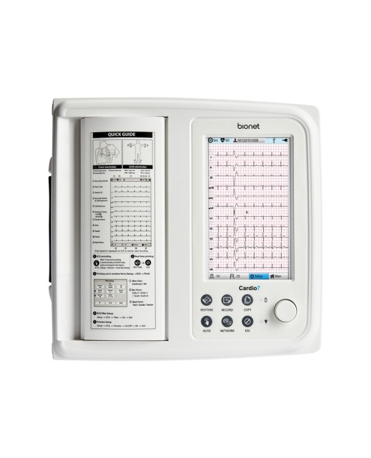NUOVO ECG CARDIO 7 12 canali con touch screen
