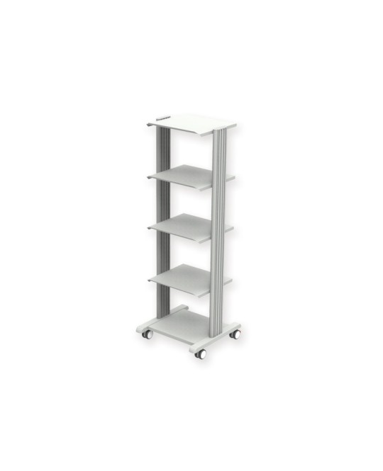 CARRELLO SMART - 4 ripiani 40x36 cm + base