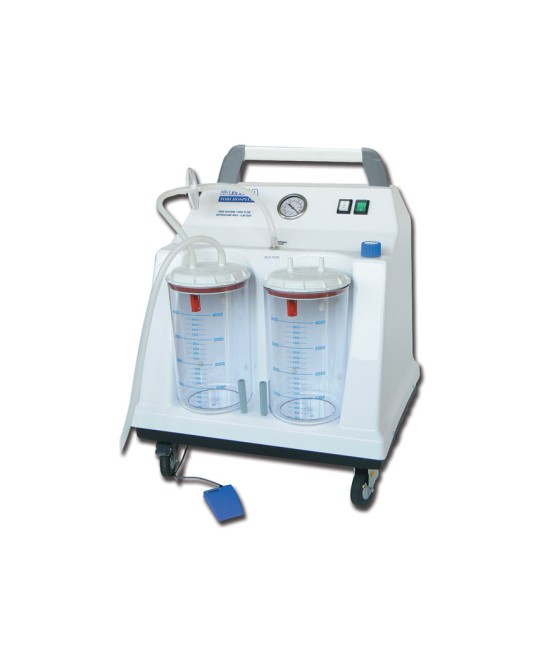 ASPIRATORE TOBI HOSPITAL - 2 vasi da 4 litri + pedale