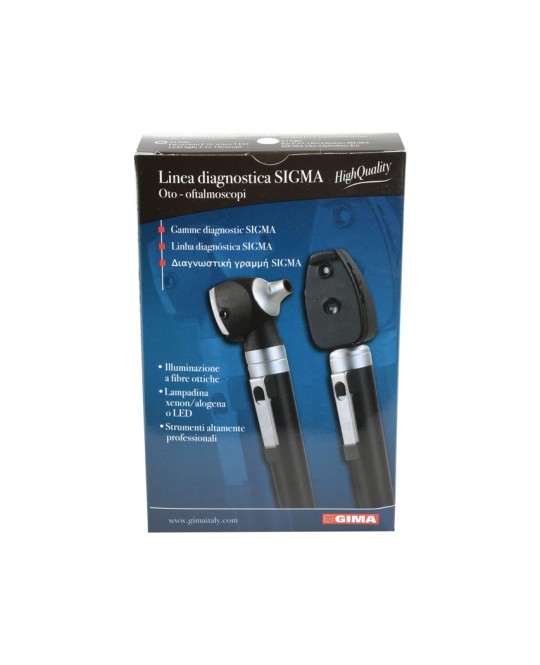 OTO-OFTALMOSCOPIO F.O. SIGMA con 2 manici - in astuccio