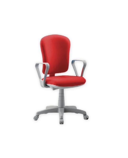 SEDIA VARESE CON BRACCIOLI - tessuto - rosso
