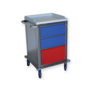 CARRELLO MODULARE INOX - 2+1 cassetti