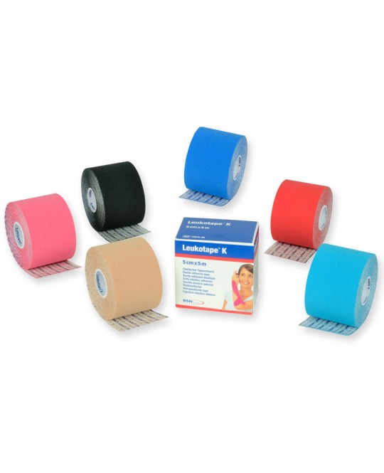 LEUKOTAPE K - TAPE NEUROMUSCOLARE BSN 5 m x 5 cm - rosso