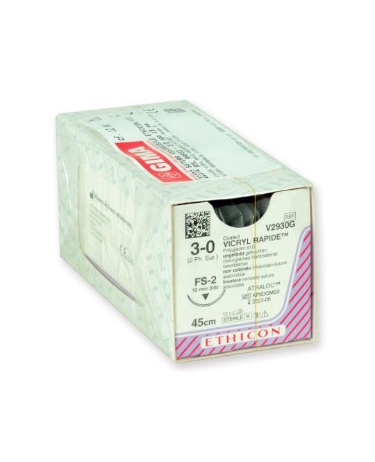 SUTURA ASSORBIBILE ETHICON VICRYL RAPID - 3/0 ago 19 mm