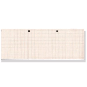 Carta termica ECG 112x100 mmxm x 300 pacco griglia arancio
