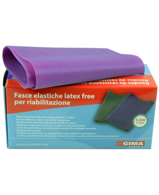 BANDA LATEX-FREE 5,5 m x 14 cm x 0,60 mm - viola