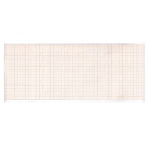 Carta termica ECG 107x25 mmxm - rotolo griglia arancio