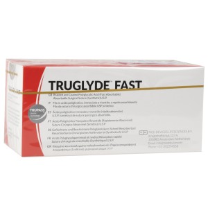 SUTURA ASS. TRUGLYDE FAST calibro 4/0, curva 3/8, ago 16 mm - 70 cm - incolore