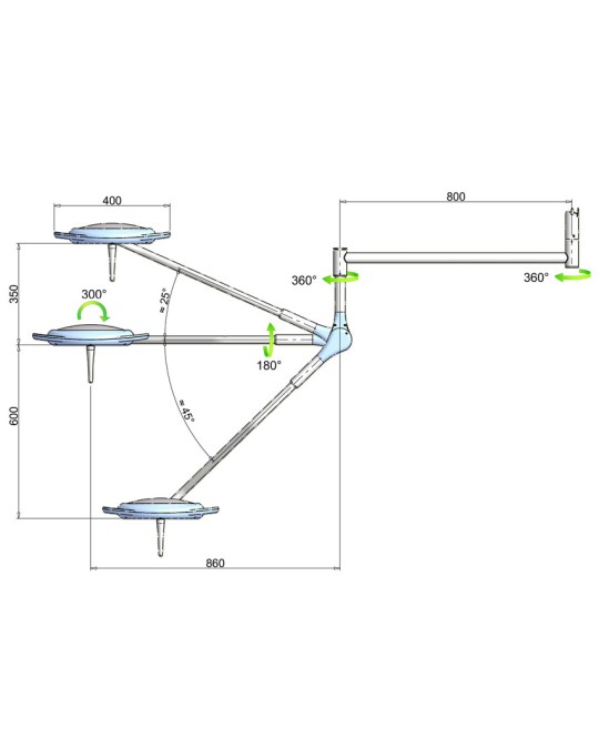 PENTALED 12 - da soffitto