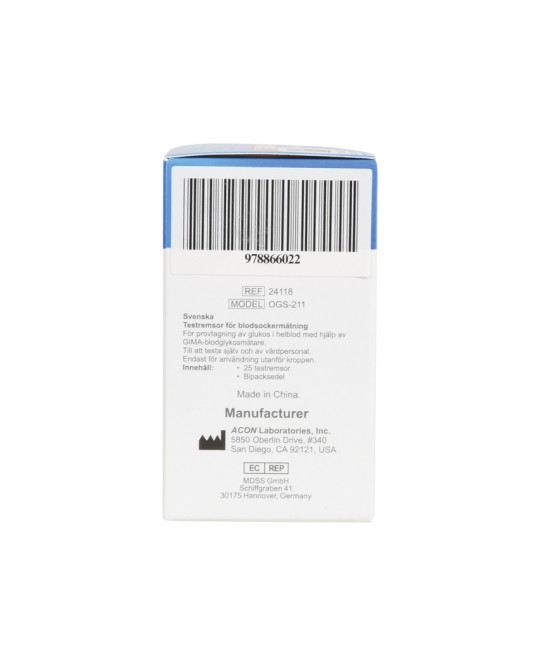 STRISCE GLUCOSIO per GLUCOMETRO GIMA