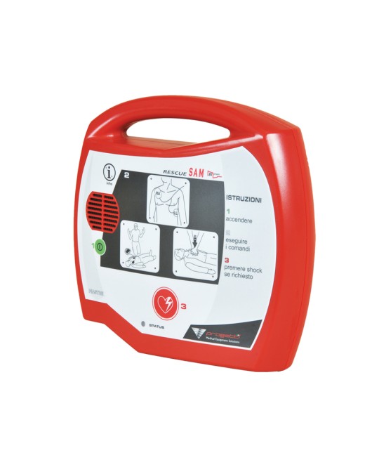 DEFIBRILLATORE AED RESCUE SAM - italiano