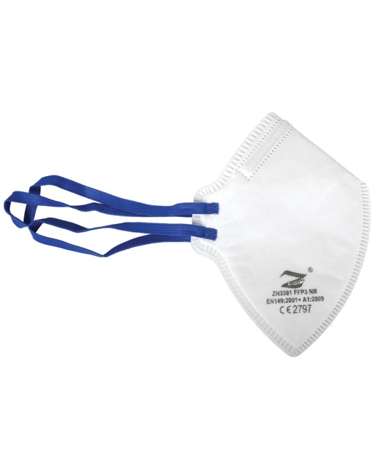 G-PRIME MASCHERINA FILTRANTE FFP3 - bianca con elastici blu - GB,FR,IT,ES,DE