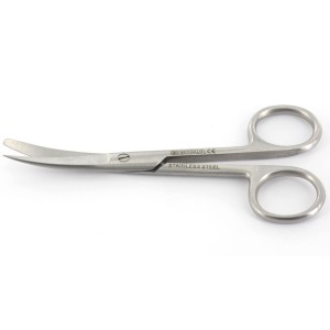 FORBICE CURVA punte alterne - 20 cm