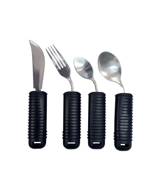 KIT POSATE MODELLABILE (forchetta, coltello, cucchiaio piccolo e grande)