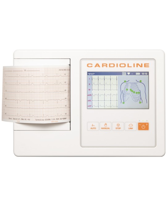 ECG CARDIOLINE 100L GLASGOW - schermo a colori touch da 5