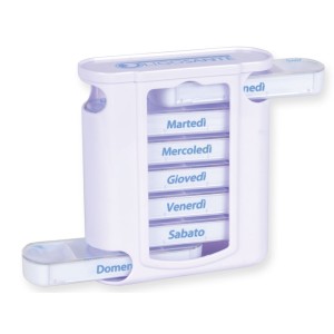 PORTAPILLOLE SETTIMANALE x4 TOWER - italiano/tedesco