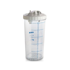 VASO 5 LITRI con coperchio - autoclavabile a 134°C