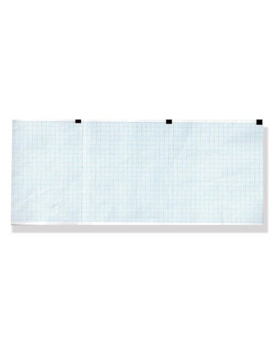 Carta termica ECG 120x100 mm x 300 - pacco griglia blu