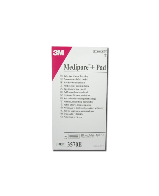 MEDIPORE 3M + PAD 10 x 20 cm