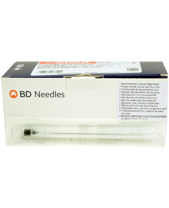 AGHI BD QUINCKE 22G - 0,7x90 mm - nero