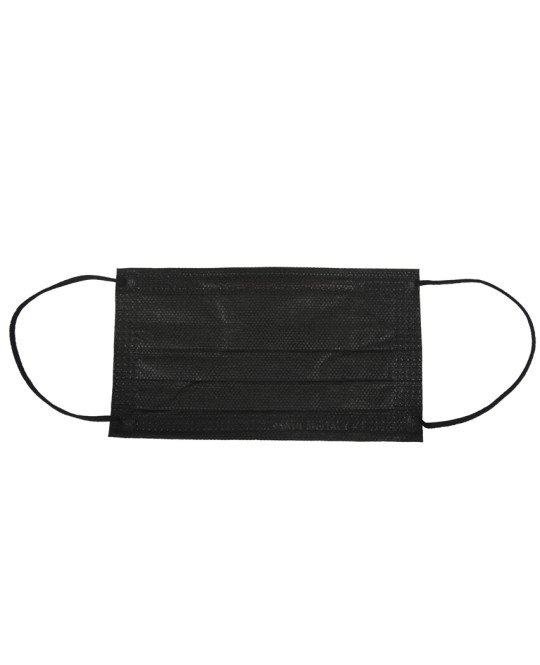 PREMIUM MASCHERINA CHIRURGICA FILTRANTE 98% 3 VELI tipo II con elastici - adulti - nera