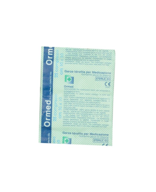 GARZA COTONE STERILE 10X10cm - buste da 25pz.