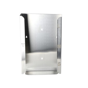 DISPENSER TRIPLO PER GUANTI - in acciaio INOX