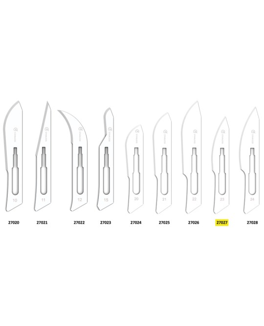 LAME GIMA INOX N. 23 STERILI