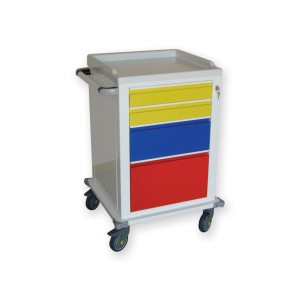 CARRELLO MODULARE verniciato - 2+1+1 cassetti