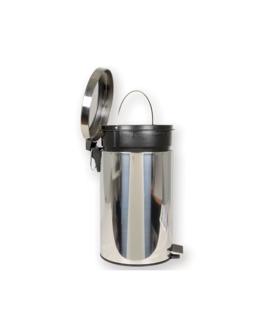 CESTINO RIFIUTI INOX - 12 litri - con pedale