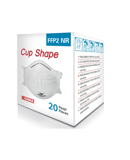 MASCHERINA FFP2 CUP SHAPE senza valvola