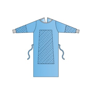 CAMICE CHIRURGICO RINFORZATO 35 g/m2 130 cm - taglia L - sterile