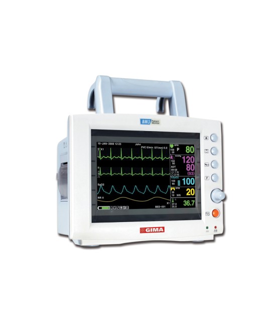 MONITOR GIMA BM3 - SpO2+ECG+NIBP+TEMP+RESP