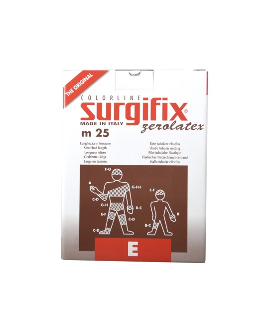 RETE TUBOLARE ELASTICA - calibro E per ginocchio e gamba - latex free