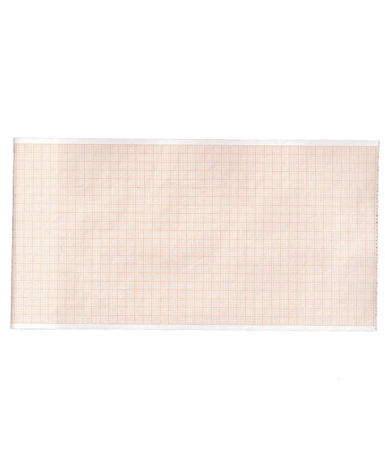 Carta termica ECG 112x27 mmxm - rotolo griglia arancio