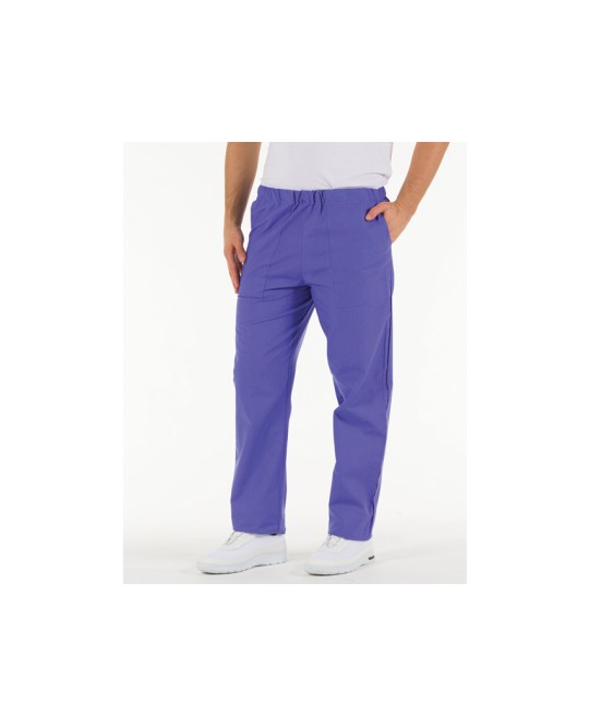 PANTALONI COTONE - indaco - L