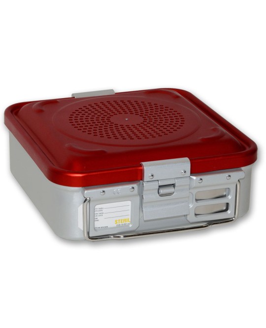 CONTAINER CON FILTRO piccolo h100 mm - rosso