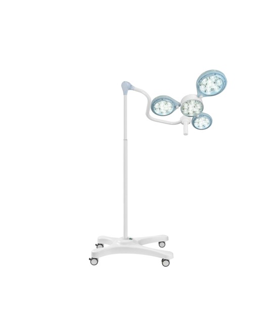 LAMPADA LED QUATTROLUCI su carrello con batteria