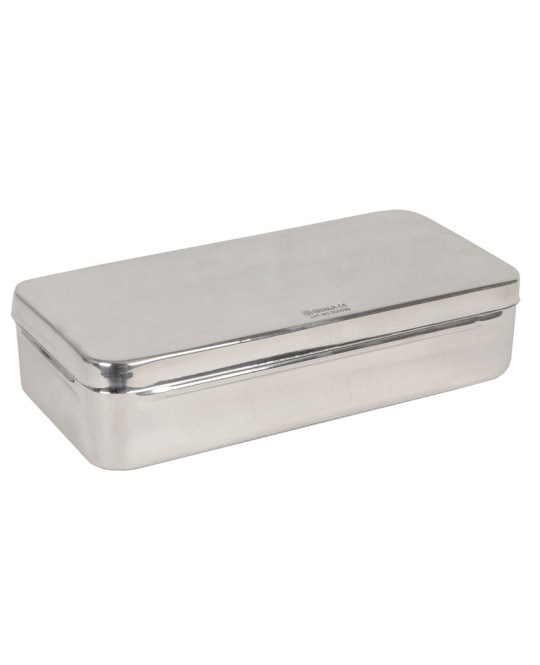 SCATOLA ACCIAIO INOX 25x12x6 cm