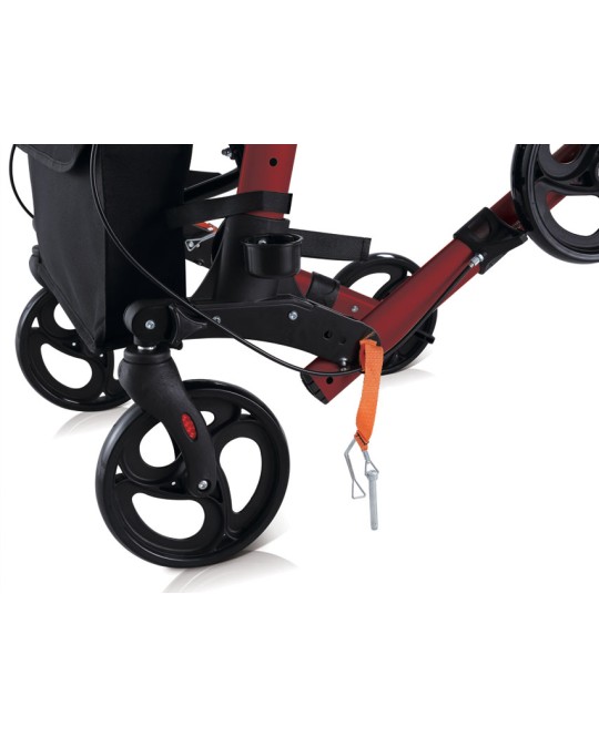 DEAMBULATORE COMPACT - pieghevole - rosso