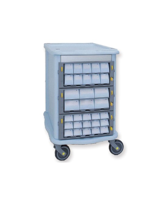 CARRELLO DOUBLE FACE FARMACIA - 60 cassetti