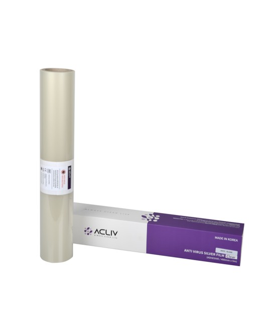 FILM ANTIMICROBICO ADESIVO 105 mic - rotolo 5m x 400 mm