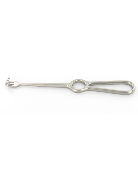 RETRATTORE VOLKMAN 3 denti smussi - 22 cm