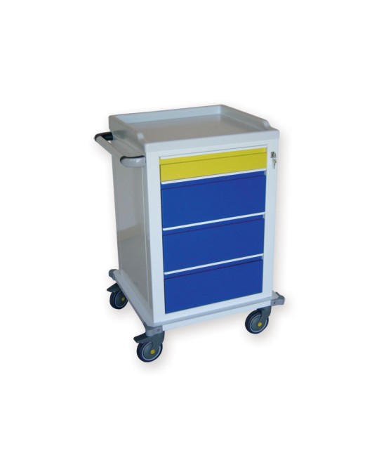 CARRELLO MODULARE verniciato - 1+3 cassetti