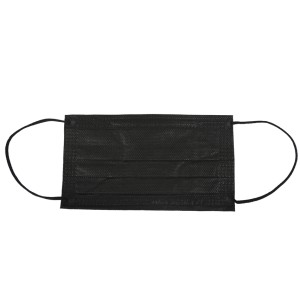 PREMIUM MASCHERINA CHIRURGICA FILTRANTE 98% 3 VELI tipo II con elastici - adulti - nera