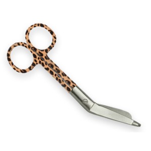 FORBICI PER BENDE - fantasia leopardo - 14 cm