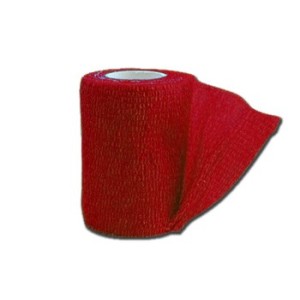 BENDA ELASTICA COESIVA TNT 4,5 m x 10 cm - rossa