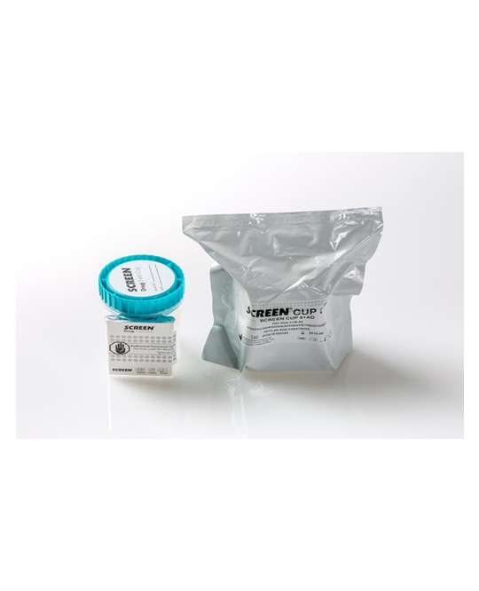 SCREEN CUP 8+AD-Droga Test Urina Cup a Bicchierino