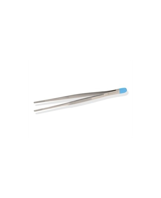 PINZA MEDICAZIONE ANATOMICA STERILE - retta - 13 cm